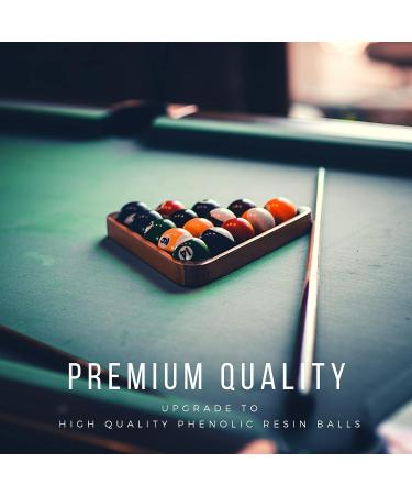 ELITER SPORTS Premium Phenolic Resin 5A Grade Pool Balls - Regulation Size and Weight - Complete 16 Ball Billiard Set - Buy Online on GoSupps.com