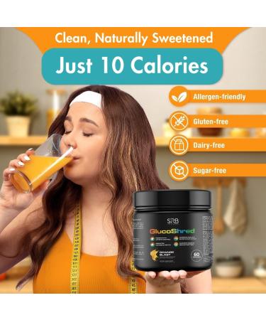 GlucoShred-Advanced GLP-1 Drink Mix | Activates Enhances & Prolongs Your Body's GLP-1 Naturally for Blood Sugar Metabolism & Appetite | Berberine Cinnamon ALA Chromium | Tangy Orange | 30 Day Supply - Buy Online on GoSupps.com