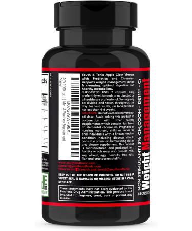 15 Day Colon Cleanse and Probiotic Enhanced Apple Cider Vinegar for Body Detox or to Break The Plateau | All Natural to Feel Lighter and Slender - Buy Online on GoSupps.com