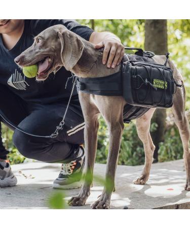 OneTigris Mammoth Dog Backpack 2.0 - Tear-Resistant Camping & Hiking Backpack for Medium/Large Dogs (M Black) - International Shipping Available - Buy Online on GoSupps.com