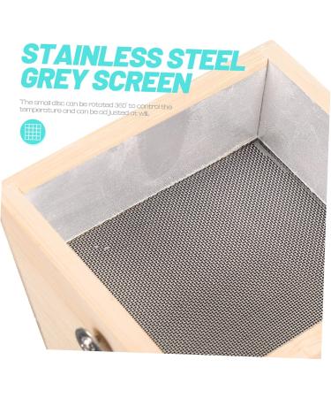 Sewoart Moxibustion Box & Tooth Gemstones - Body Massage Tool Moxa Gel Burner Wooden & Metal Housing - Buy Online on GoSupps.com