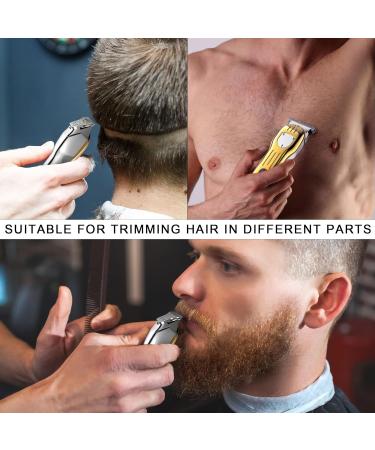 Pro Hair Clipper All Metal Hair Clipper Electric Professional Men's Hair Cutter Grooming Kit Hairdresser Trimmer Cortapelo for aTravel(Gold) - Buy Online on GoSupps.com