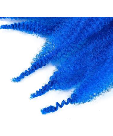 Springy Afro Twist Hair 28 Inch Cuban Twist Hair 3 Packs Marley Twist Braiding Hair Pre-separated Spring Twist Hair Wrapping Hair for Soft Locs Cuban Twist Crochet Hair for Women (28Inch-3Pcs-Blue) - Buy Online on GoSupps.com