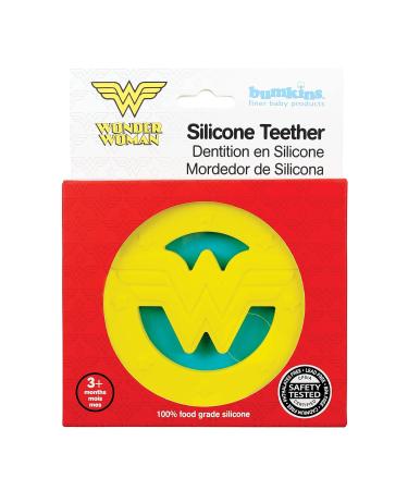 Buy Bumkins DC Comics Wonder Woman Silicone Teether | Safe & Stylish Baby Teething Toy | International Shipping Available - Buy Online on GoSupps.com