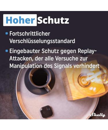 Buy Shelly Blu Button1 - Bluetooth Action & Scene Control for Home Automation | Long Battery Life & LED Display | Compatible with iOS & Android - International Shipping Available - Buy Online on GoSupps.com