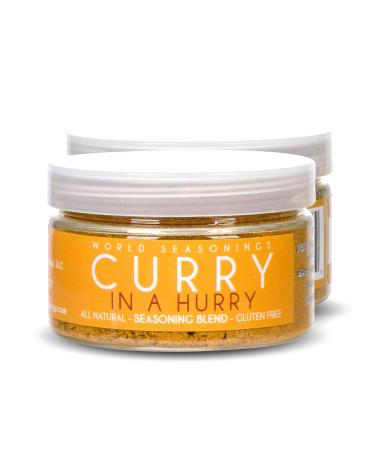Indian Spices - Curry Spice - Indi Curry Powder - Vegan Curry - Yellow Curry Powder - Gluten Free Spices And Seasonings - World Seasonings - CURRY IN A HURRY 3.2 Ounce (Pack of 1)