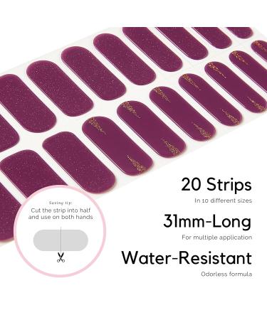 Shop Nailog Nail Film Self-Adhesive 20PCs Long-Lasting Nail Foils for Gel Nails | Perfect Gift for Women & Mother's Day | Hourglass Design - Buy Online on GoSupps.com