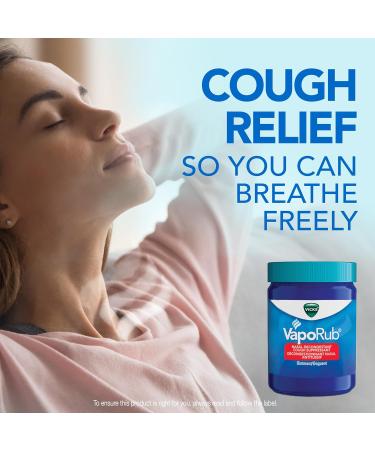 Vicks VapoRub Nasal Decongestant Cough Suppressant Relief from Cold Aches & Pains Chest Rub Ointment Original scent 50 g/57 mL 57 mL Original - Buy Online on GoSupps.com