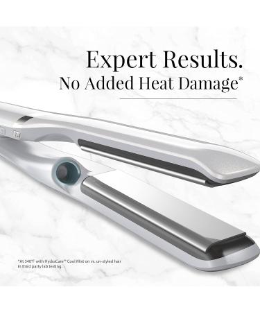 Remington PROLUXE HydraCare 1 Flat Iron - High Heat Hair Straightener with Floating Plates Pearl White/Gray - International Shipping Available - Buy Online on GoSupps.com