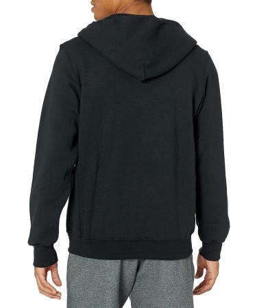 Russell Athletic Men's Dri-Power Fleece Hoodie - Moisture Wicking Cotton Blend, Relaxed Fit - Black, Size L - Buy Online on GoSupps.com