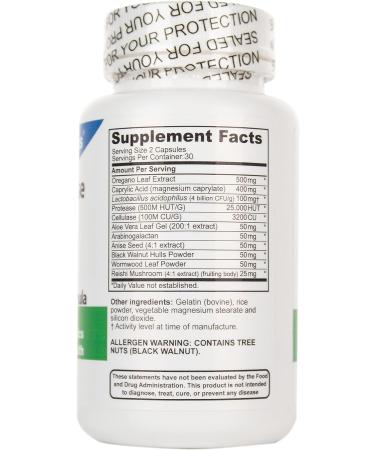 DrFormulas Gut Cleanse - Probiotics & Digestive Enzymes for Women Men & Kids - 60 Capsules - Buy Online on GoSupps.com