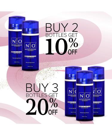 N1O1 Nitric Oxide Activating Serum | Antioxidant-Rich Hydrating Face Serum | Decreases Wrinkles, Minimizes Pores, Improves Skin Texture | 1 Fl Oz - Buy Online on GoSupps.com