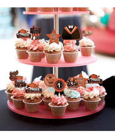 24PCS Class of 2024 Graduation Cupcake Toppers Party Decorations 2024 Congrats Grad Graduation Cupcake Toppers 2024 Graduation Decorations(Red) - Buy Online on GoSupps.com