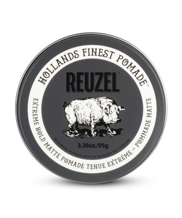 Reuzel Pommade mate tenue extr me pommade mate tenue forte pour hommes pommade faible brillance 3 38 oz/95g