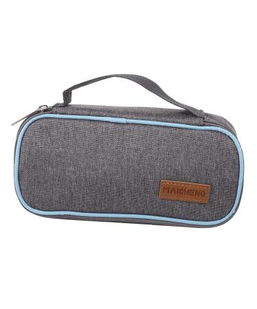 Healvian Portable Ice Pack Portable Cooler 1pc Insulin Cooler Box Portable Bag Ice Bag Cooler Bag Outdoor Insulated Bag Cloth Blue Cooler Box Insulin Pen Cooler Blue 21X4.5X10cm