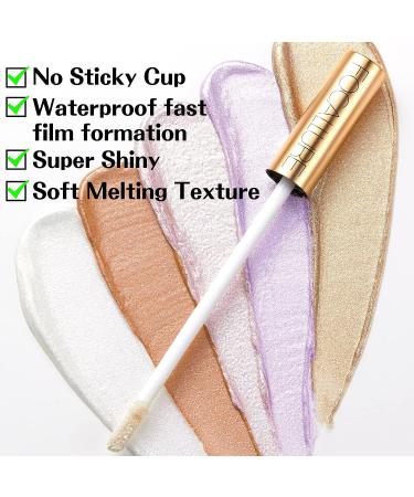 FOCALLURE Metallic Chameleon Liquid Lipstick - Diamond Glitter & Shimmery Finish | Long-Lasting & Intense Pigment Lip Gloss for Cosplay & Rave Festival - 08 MORGANITE - Buy Online on GoSupps.com