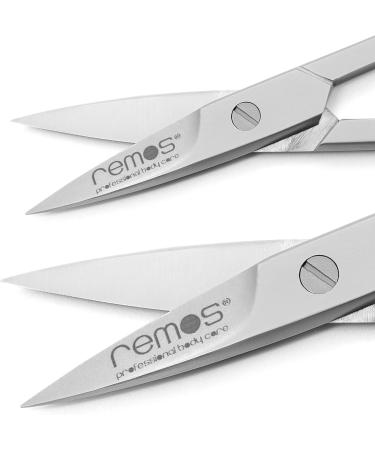 REMOS Nail Scissors with Straight Serrated Cutting Edge - Stainless Steel 9.5 cm - Buy Online on GoSupps.com