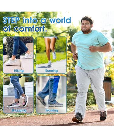 NineDan Plantar Fasciitis Relief Insoles | Arch Support & Memory Foam | Orthotic Shoe Inserts for Men & Women | Relieve Foot Pain | Work Boot Compatible | 220+ lbs - Buy Online on GoSupps.com