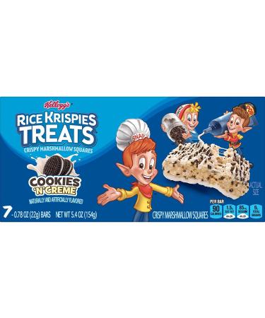 Rice Krispies Treats Cookies'n'Creme Snack Bars - 5.4oz Box (7 Bars) - Buy Online on GoSupps.com