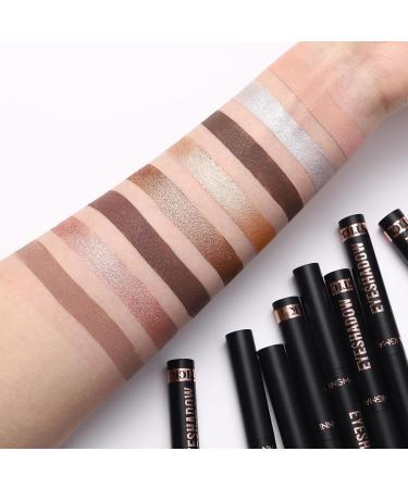 LANGMANNI 8Pcs Eyeshadow Stick Gift Set Soft Smooth Cream With Matte Earth & Metal Colors Waterproof & Long-Lasting Beauty & Personal Care Eye Shadow Stick For Daily Makeup & Special Occasions (#A) - Buy Online on GoSupps.com