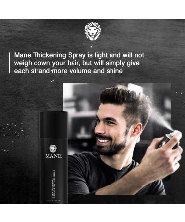 MANE Hair Thickening Spray & Root Touch Up Seal & Control Combo Pack Instantly Thicker Hair for Men & Women Fill in Hairlines and Hide Thinning and Fine Patches - Medium Brown 12 Colors (6.76 oz) - Buy Online on GoSupps.com