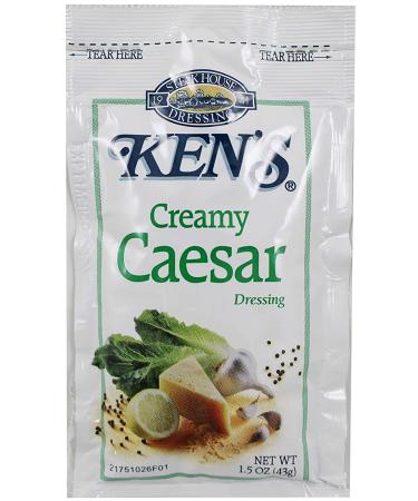 Ken's Steakhouse Creamy Caesar Dressing 1.5 oz Packets - Pack of 20 - Buy Online on GoSupps.com