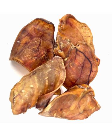 Drool Pet Products 100% Pigs Ears | Dog Chews | Natural Healthy Raw Dog Treats | Grain Gluten & Lactose (10 x Pig Ears)