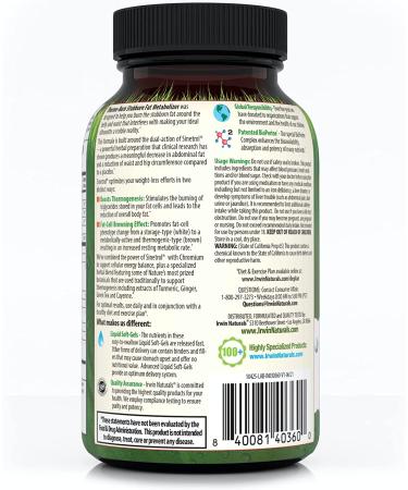 Irwin Naturals Thermo-Burn Stubborn Fat Metabolizer - 60 Liquid Soft-Gels for Weight Loss - Buy Online on GoSupps.com