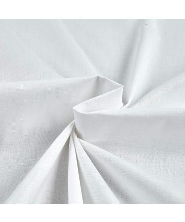 Roc-lon 100% Cotton 54" Rain No Stain Fabric - White Cut by the Yard | Premium Quality for International Shipping - Buy Online on GoSupps.com