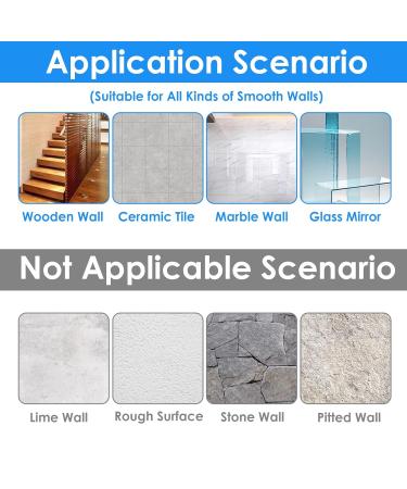 Safety Anchor for Furniture - 8 Sets of Transparent Wall Anchors for Toddlers & Pets - No Drilling Furniture Tilt Protection with Self-Adhesive Screws - Buy Online on GoSupps.com