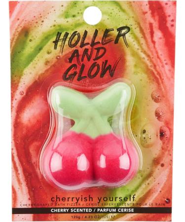 Holler and Glow Cherryish Yourself Cherry Shaped Bath Fizzer - Buy Online on GoSupps.com