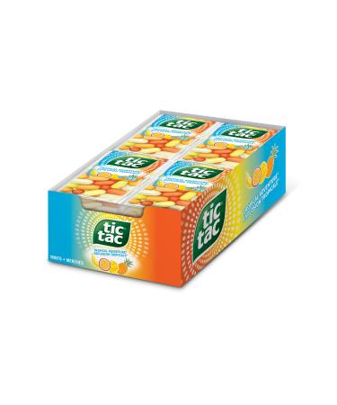TIC TAC Mints Tropical Adventure Mint Candy 29g Singles 12 Count Bulk Candy Mints Tropical Adventure 12 count