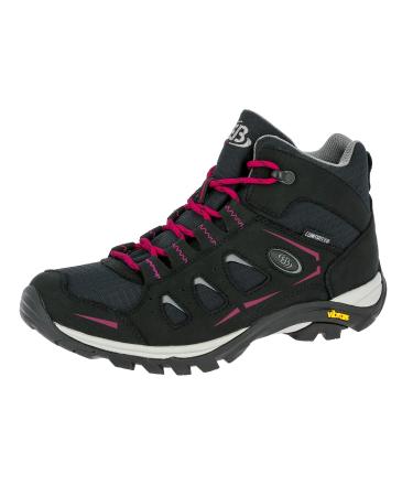 Bruetting Women's Mount Frakes High Trekking & Hiking Boots 39 EU Black Pink
