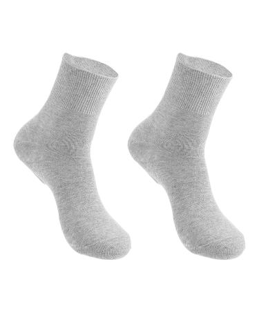 Beaupretty Moisturizing Gel Socks - 2PCs Sporty Crew Socks for Smell Control - Light Gray 40x13cm - Buy Online on GoSupps.com