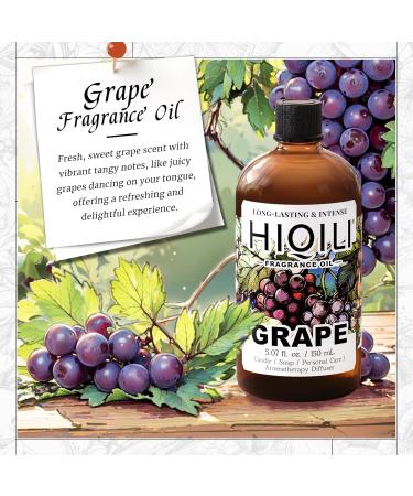 HIQILI 100ML Juniper Berry Essential Oil & 150ML Grape Fragrance Oil for DIY Diffuser - Buy Online on GoSupps.com