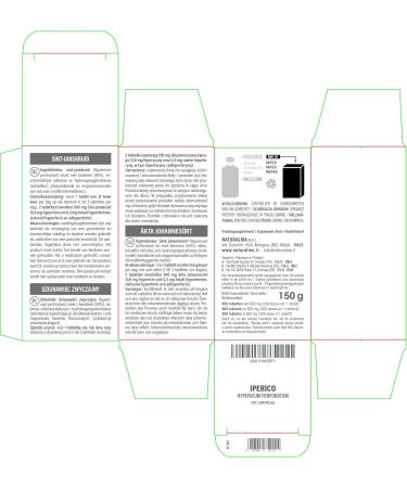 St. John's Wort (Hypericum perforatum) Herb with Flowers Naturalma - 150 g - 300 Tablets - Dietary Supplement - Natural and Vegan - Buy Online on GoSupps.com