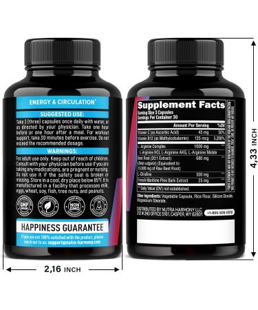 Alpha Lipoic Acid & Nitric Oxide Capsules - Buy Online on GoSupps.com