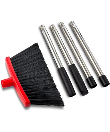 Extra Strong 80% Heavier Duty Angle Broom - Extendable Broomstick for Easy Sweeping - Durable Indoor/Outdoor Broom for Home, Kitchen, Office, Lobby - Buy Online on GoSupps.com