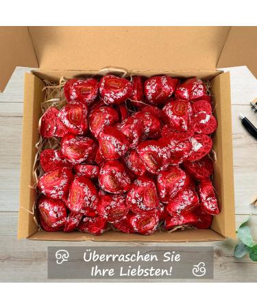 900g Gourmet Lindt Lindor Hearts Box - Perfect Surprise Gift for Any Occasion - Buy Online on GoSupps.com