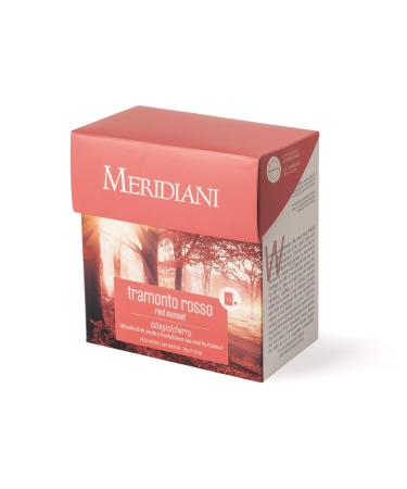 Meridiani Green Tea & Cherry 15 Organic Fabric Filters - Twilight Red - Meridiani Tea & Infusion