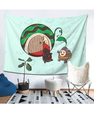 Yyhhaofa Sunflower Seeds Watermelon Seeds Pattern Tapestry: Soft Texture Durable Suitable For Bedroom Living Room Decoration 80 * 60 Inches - Buy Online on GoSupps.com