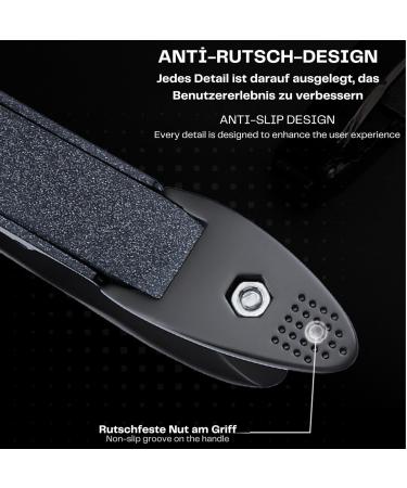 Shop Premium Nail Clip Set - Stainless Steel Clipper & File with Gift Box | Perfect for Fingernails & Toenails | Ideal Gifts for Men & Women - Gold Edition - Buy Online on GoSupps.com