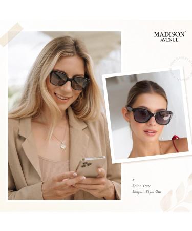 Buy Madison Avenue Vintage Bifocal Reading Sunglasses for Women - Classic UV Protection Sun Reader Glasses in Grey Demi +1.5 - Buy Online on GoSupps.com