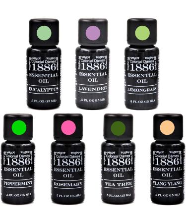Colonial Dames Rosemary Essential Oil (0.5 oz) 100% Pure Therapeutic Grade Rosemary Oil Vegan Essential Oils for Healthier Life Rosemary 0.5 Fl Oz (Pack of 1) - Buy Online on GoSupps.com