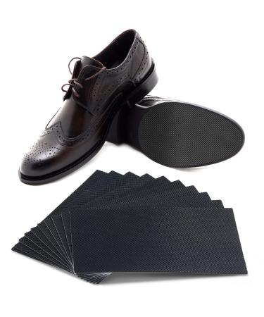 10 Pcs Shoe Sole Protector Non Slip Shoe Pads Anti Skid Shoe Treads 3.1 x 5.1 Inches Adhesive Shoe Grip Pads Rubber Shoe Sole for Bottom of Men Women Shoes Heels or Boots Replacement (Black) - Buy Online on GoSupps.com