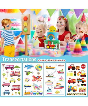 260pcs Temporary Tattoos for Kids - Fun Kids Tattoos for Boys and Girls (20 Sheets) - Buy Online on GoSupps.com