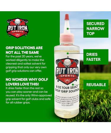 Rut Iron Sports Golf Grip Kit - Club Regripping Kit with Tape, Solvent, Tools, Tees, and Ball Marker - 4 Options Available - Buy Online on GoSupps.com