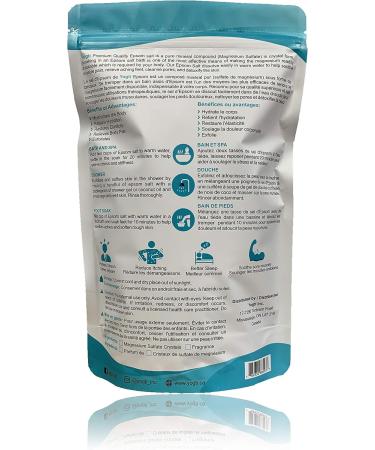 Yogti Pure Unscented Epsom Salt 1 pound - Buy Online on GoSupps.com