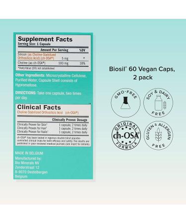 BioSil by Natural Factors - Advanced Collagen Generator, 60 Veg Capsules - Buy Online on GoSupps.com