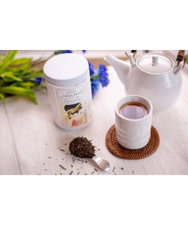 CHILL TEA Tokyo Japanese Hojicha Tea - 100% Roasted Green Tea Leaves - Smoky Nutty Aroma - Low Caffeine - 80g Loose Leaf - Buy Online on GoSupps.com